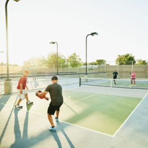 trận đấu pickleball