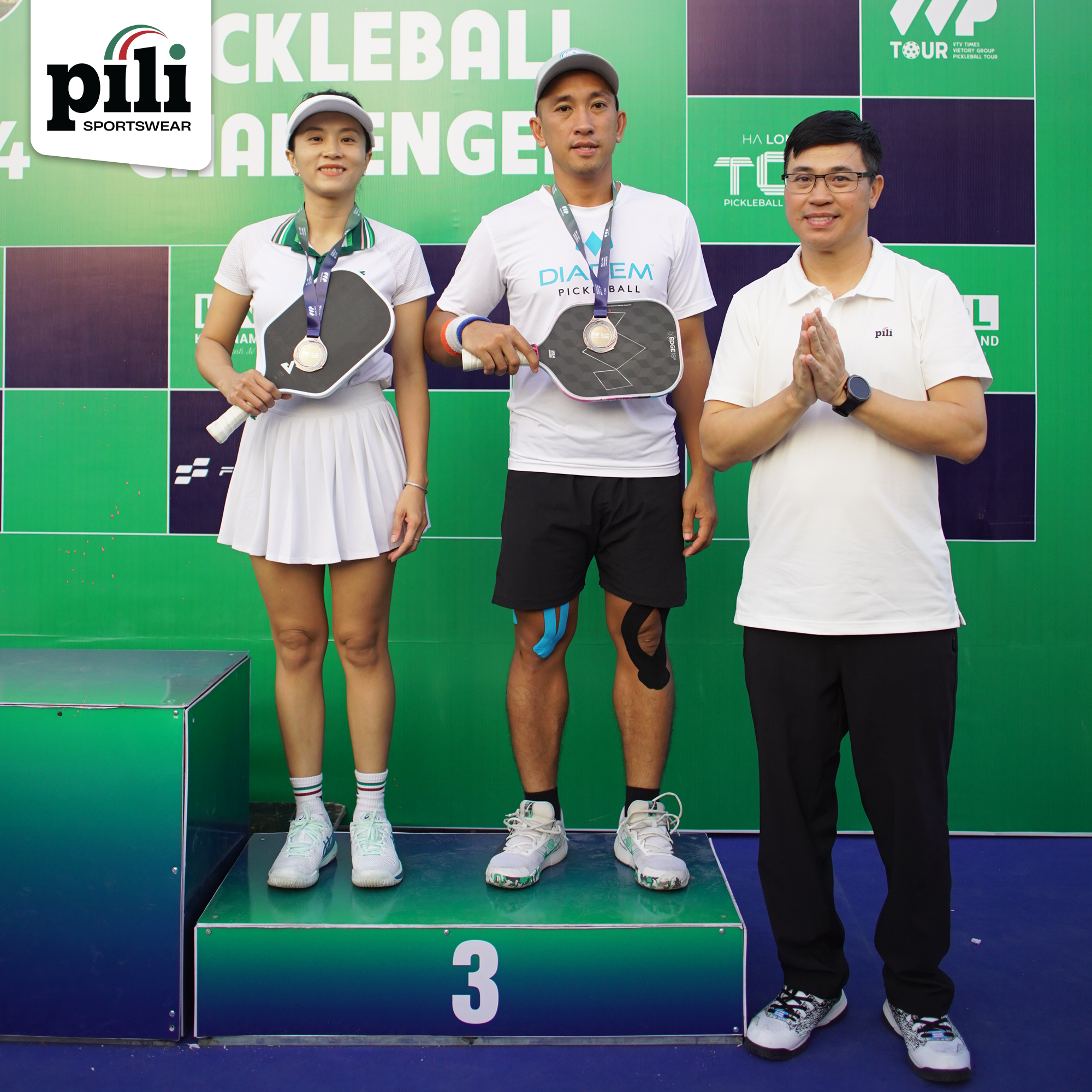 dau an PILI trong thanh cong Ha Long pickleball challenger vvp tour 9