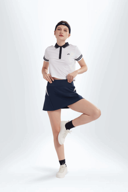 Chân Váy Thể Thao PILI Phối Màu, Form Suông