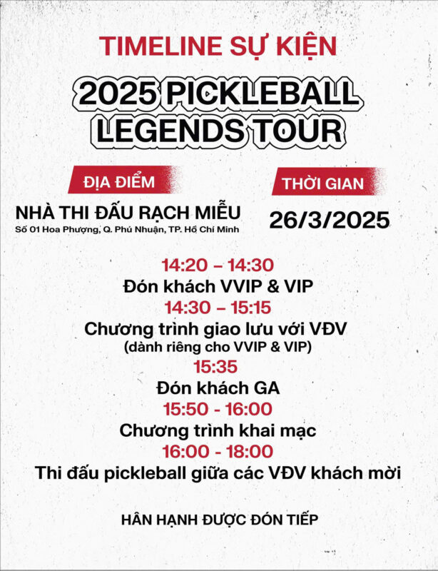 PILI nha tai tro vang cua 2025 joola pickleball legends tour 1