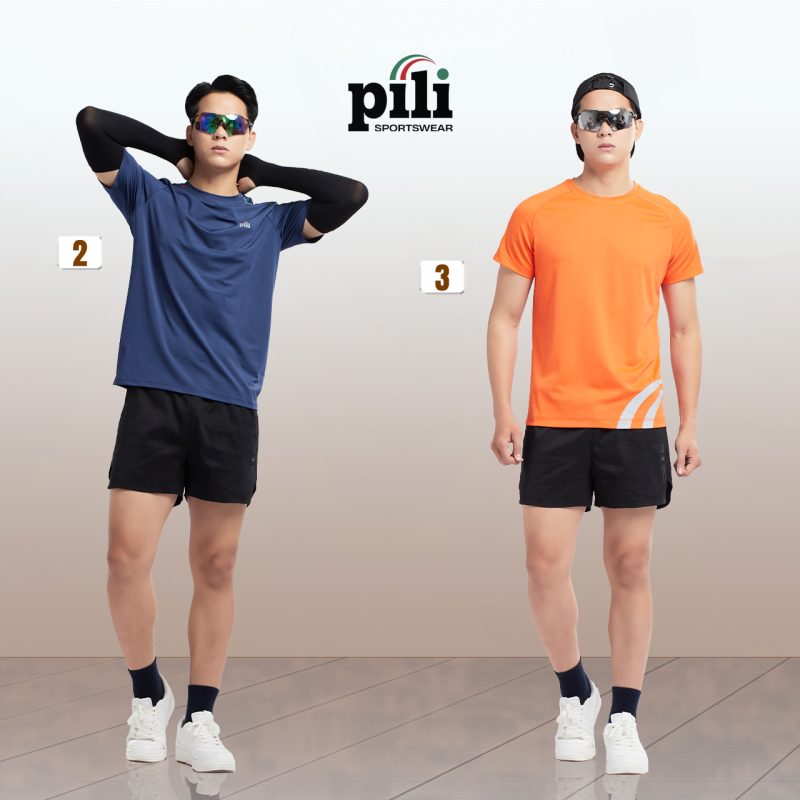 Áo thể thao nam đa dạng kiểu dáng tại PILI Fashion