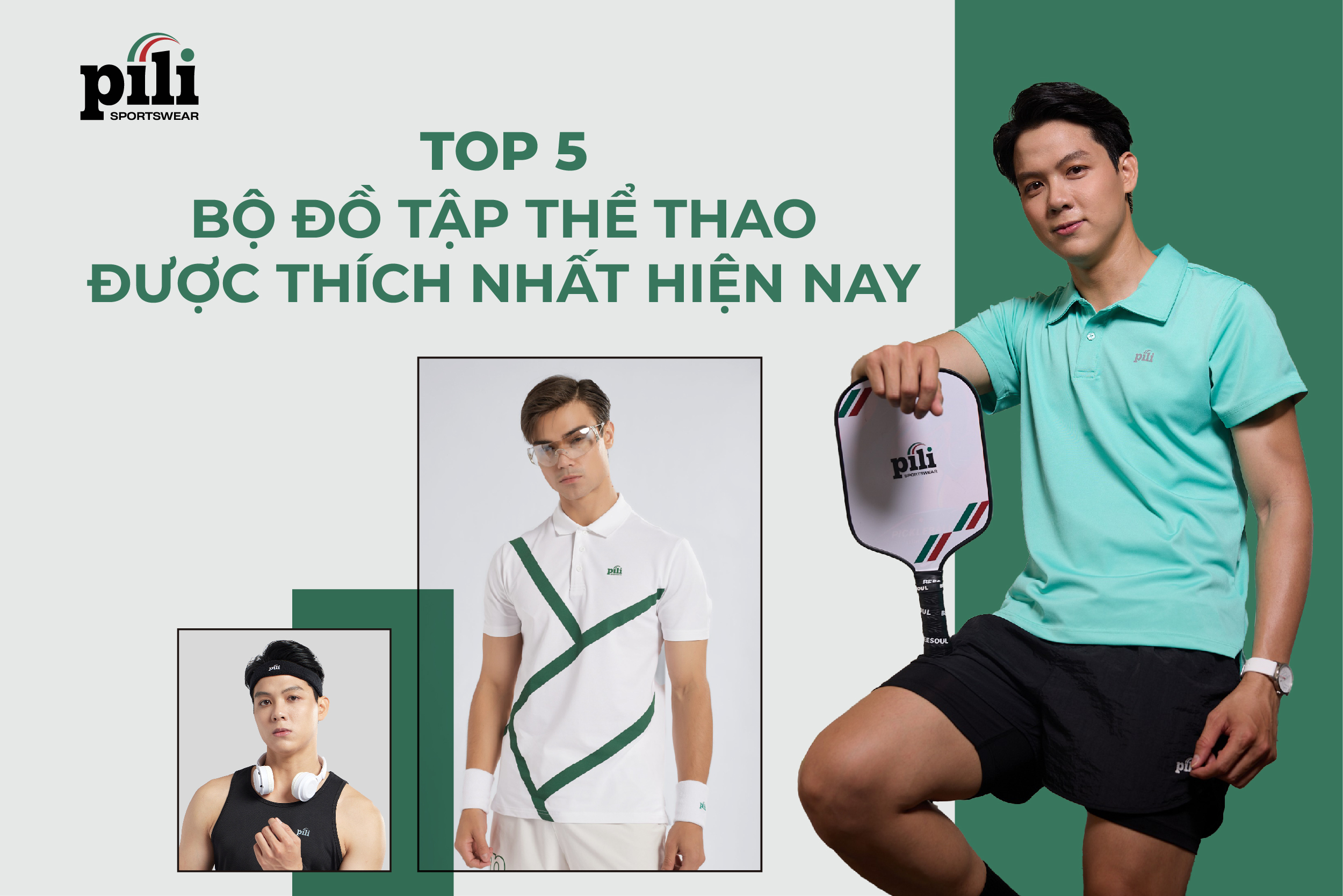 Top 5 bộ đồ tập thể thao được lựa chọn nhiều nhất hiện nay