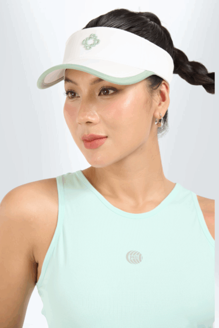 Mũ Lưỡi Trai Nửa Đầu Unisex PILI Phối Hoạ Tiết Thêu Chữ P