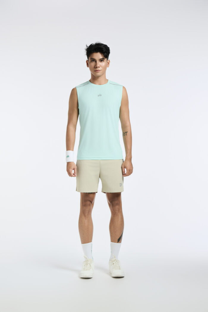 Áo Tank Top Nam  Solid PILI Bản Vai To - Ảnh 1
