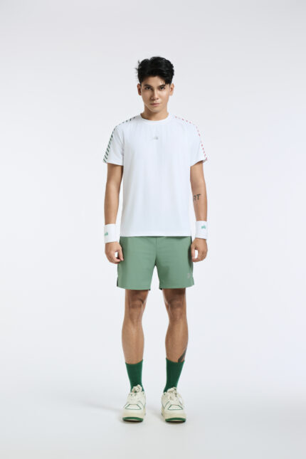 Áo T-shirt Nam PILI Raglan Phối Sọc Kẻ Vai
