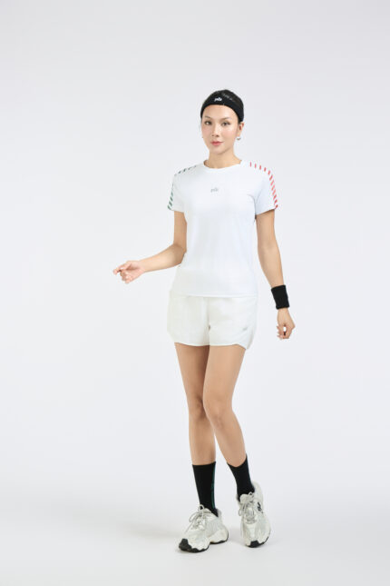 Áo T-shirt Nữ PILI Raglan Phối Sọc Vai