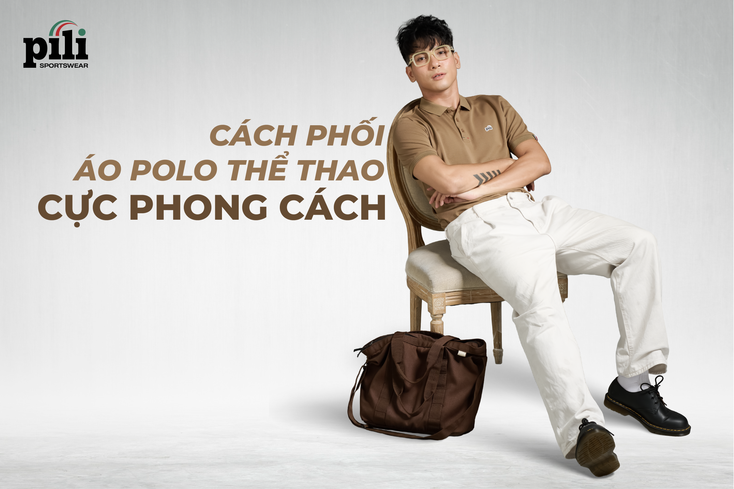 Điểm danh 3 cách phối áo polo thể thao cực phong cách