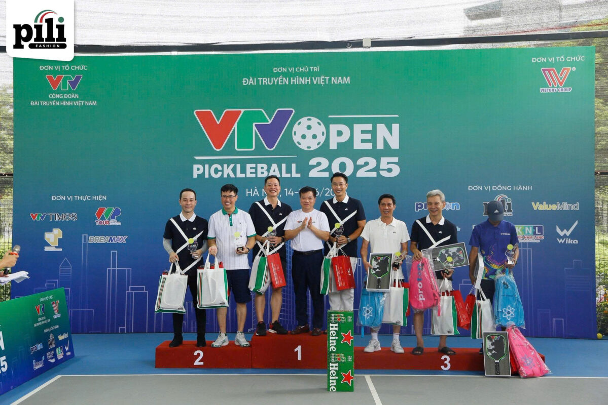 pili tai tro trang phuc giai pickleball vtv open 2025 2