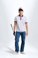 Áo Polo Nam PILI Thiết Kế Kẻ Sọc Thân Áo