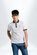 Áo Polo Nam PILI Thiết Kế Kẻ Sọc Thân Áo - Ảnh 2