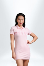 Đầm Polo Nữ PILI Hoạ Tiết In Quả Trám - Ảnh 6