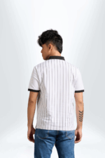 Áo Polo Nam PILI Thiết Kế Kẻ Sọc Thân Áo - Ảnh 5