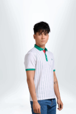 Áo Polo Nam PILI Thiết Kế Kẻ Sọc Thân Áo - Ảnh 9