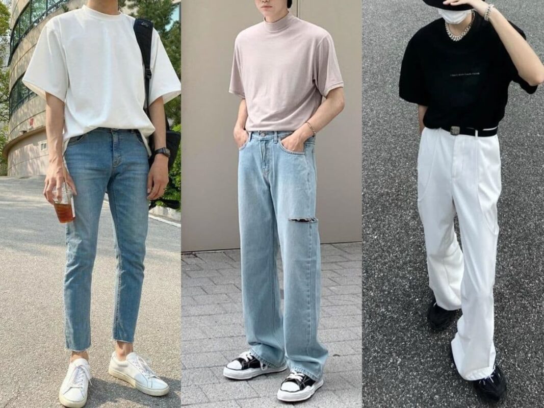 Phối đồ với áo thun nam và quần jeans - Đơn giản nhưng cá tính
