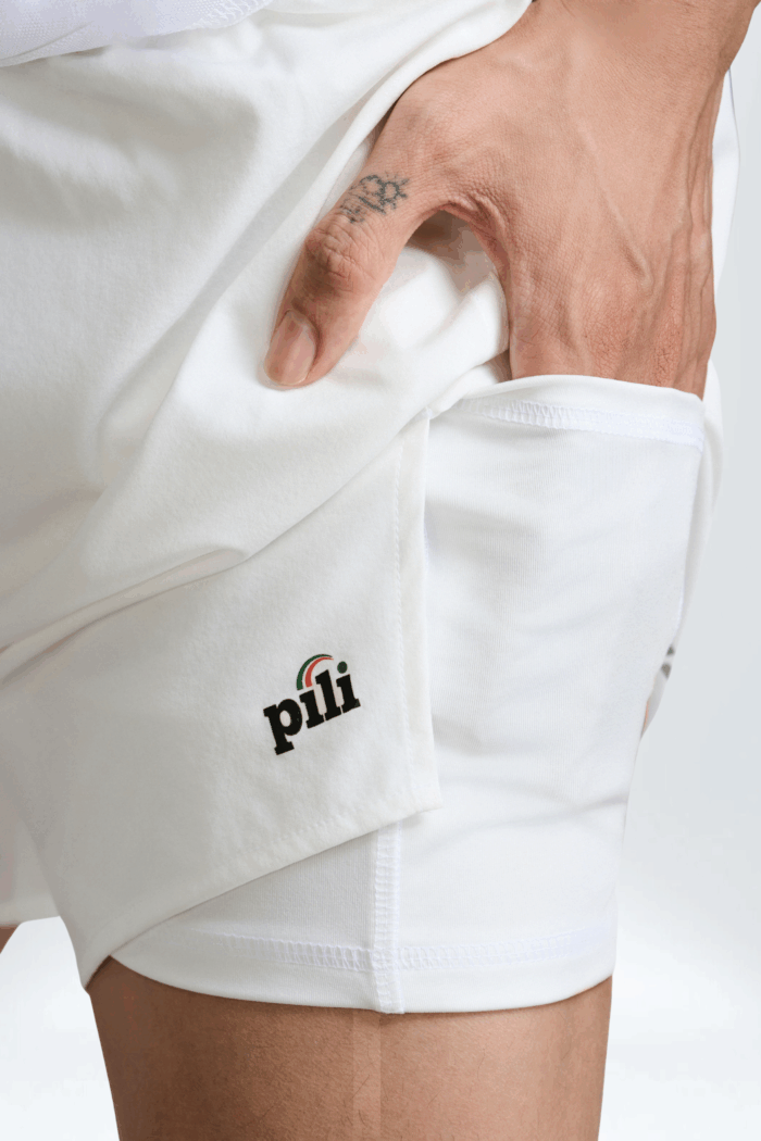 Quần Short Nam PILI Hai Lớp Thiết Kế Xẻ Ống - Ảnh 10