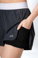 Quần Short Thể Thao Nữ PILI Phối Vạt Chéo - Ảnh 13