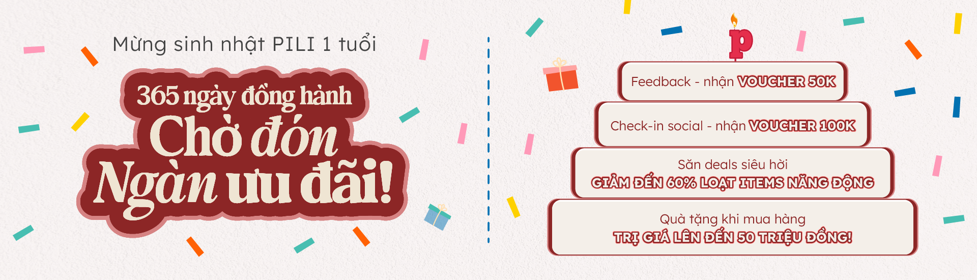 Mừng sinh nhật 1 tuổi Pili