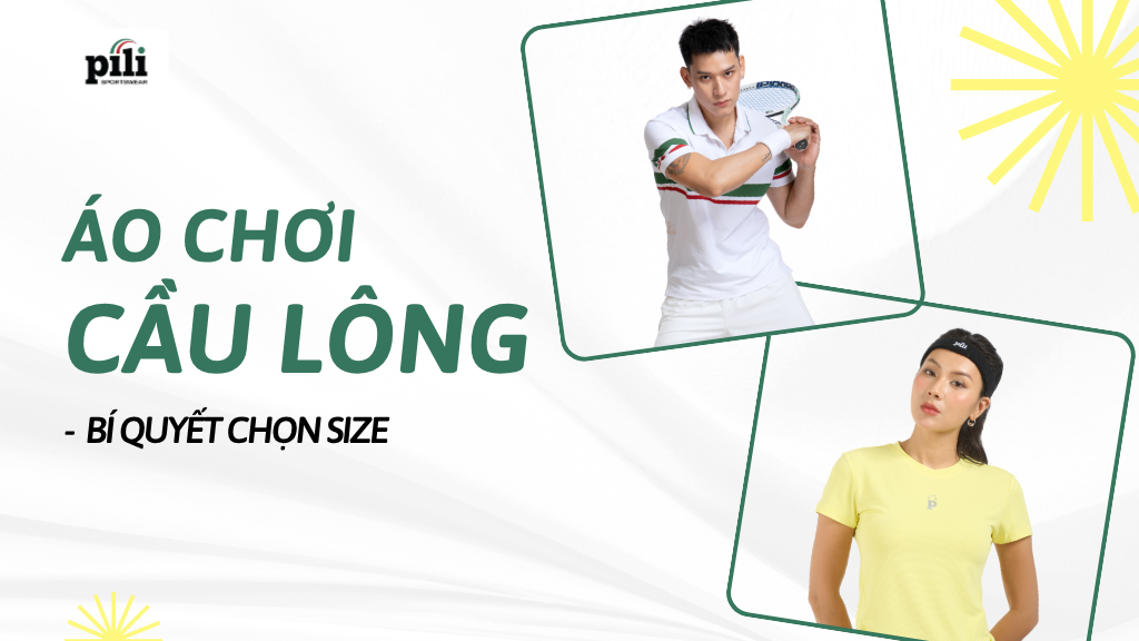 chọn size áo cầu lông