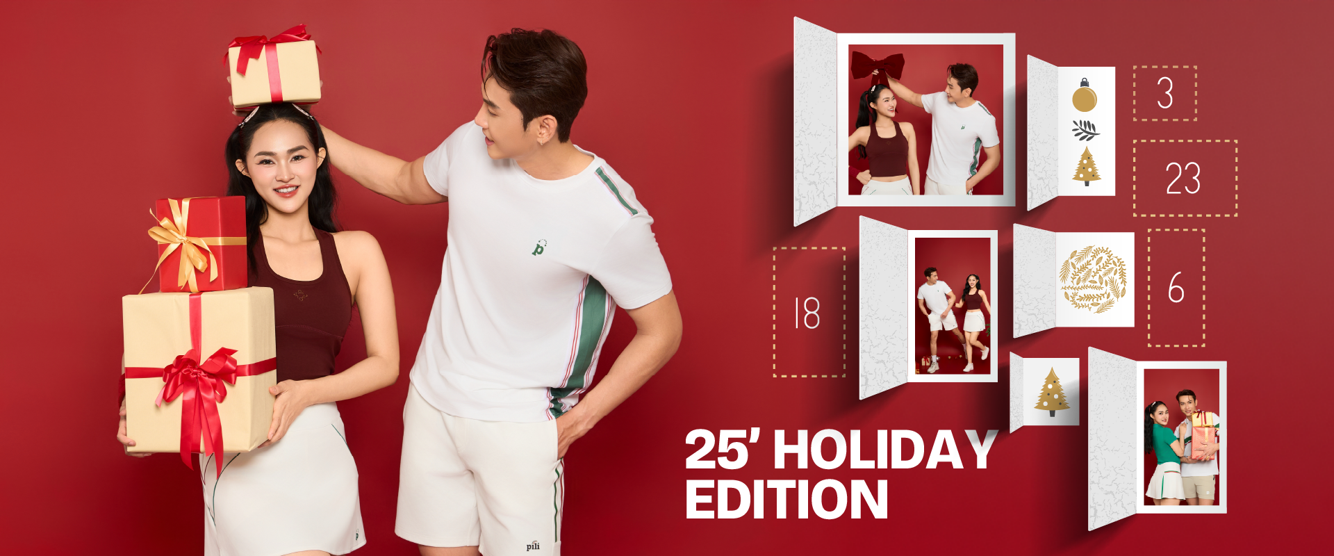 pili banner giáng sinh