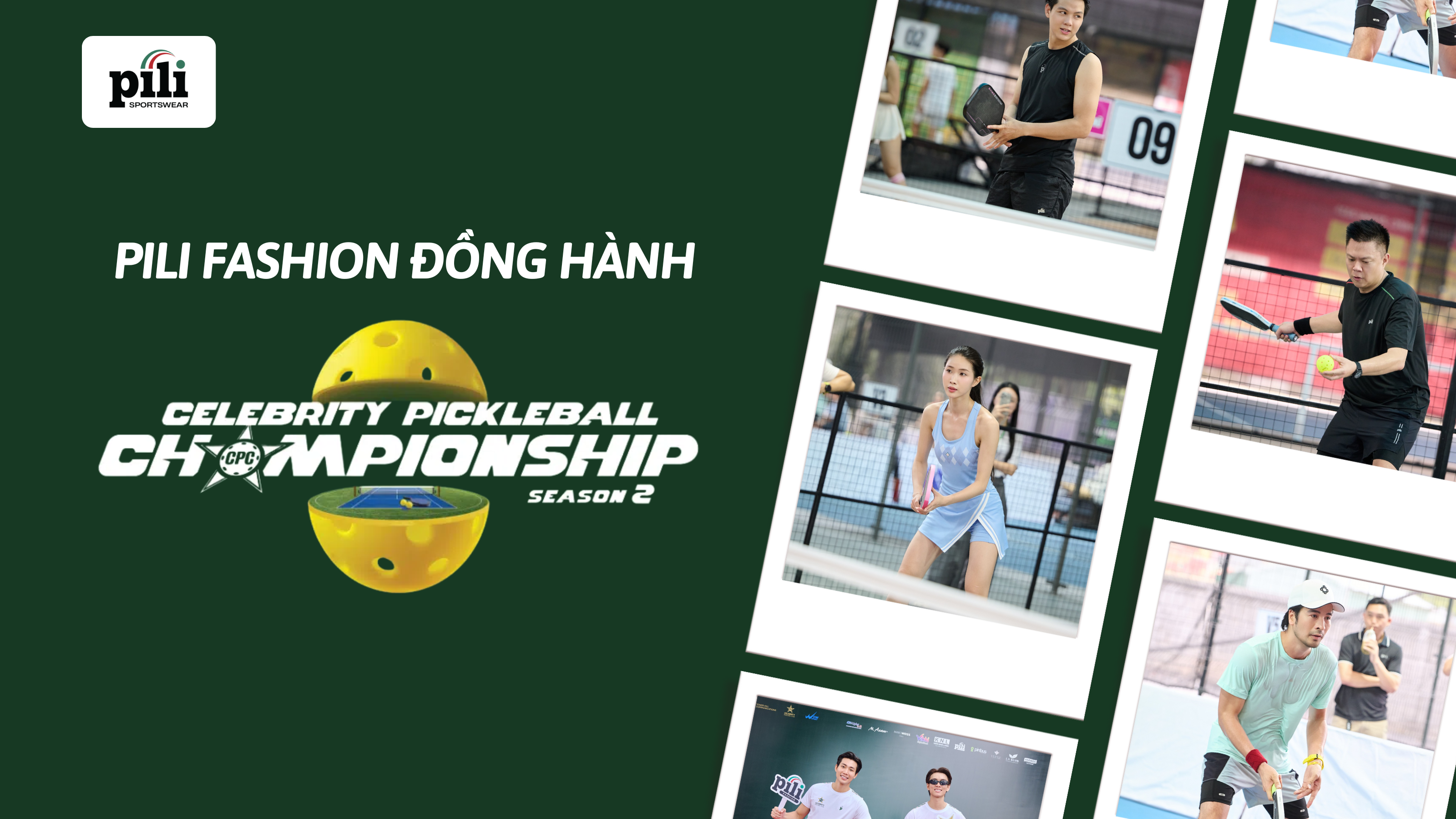 Pili Fashion tại Celebrity Pickleball Championship 2025