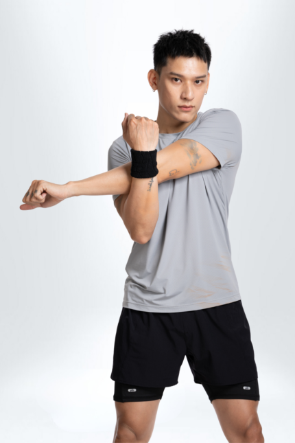 quần short thể thao nam 2 lớp