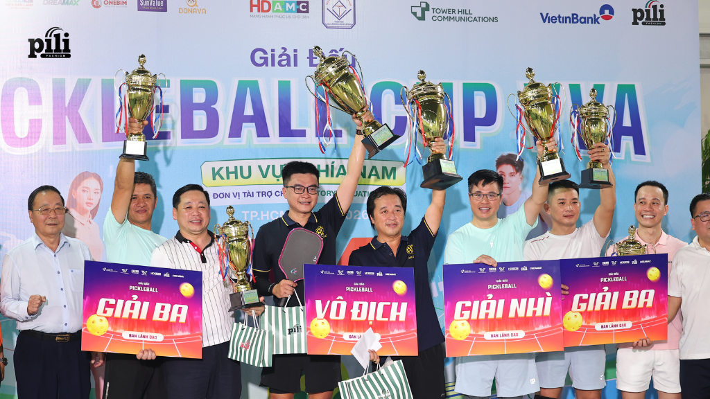 thương hiệu đồng hành giải pickleball vva