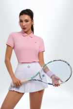 Áo thun Polo nữ Pili co giãn - Ảnh 2