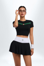 Chân Váy Xếp Ly Thể Thao Pili Có Quần Bảo Hộ - Ảnh 3