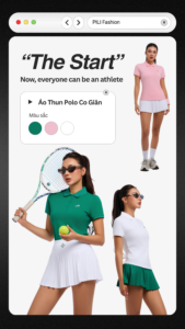 “The Start” by PILI Fashion: Khi phong cách tìm thấy điểm khởi đầu hoàn mỹ áo thun polo nữ co giãn the start