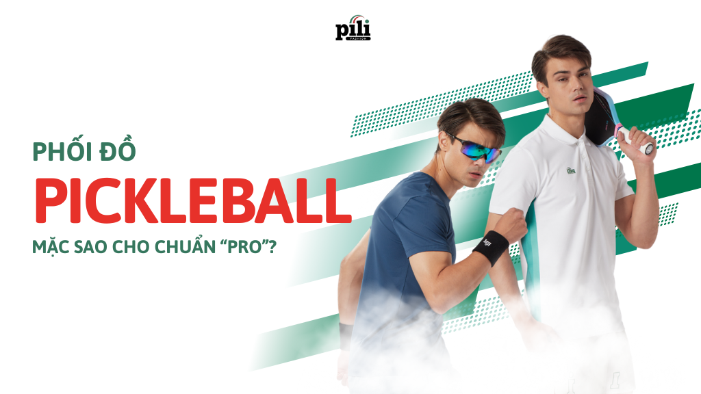 phối đồ pickleball cho nam