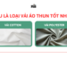 vải polyester và cotton
