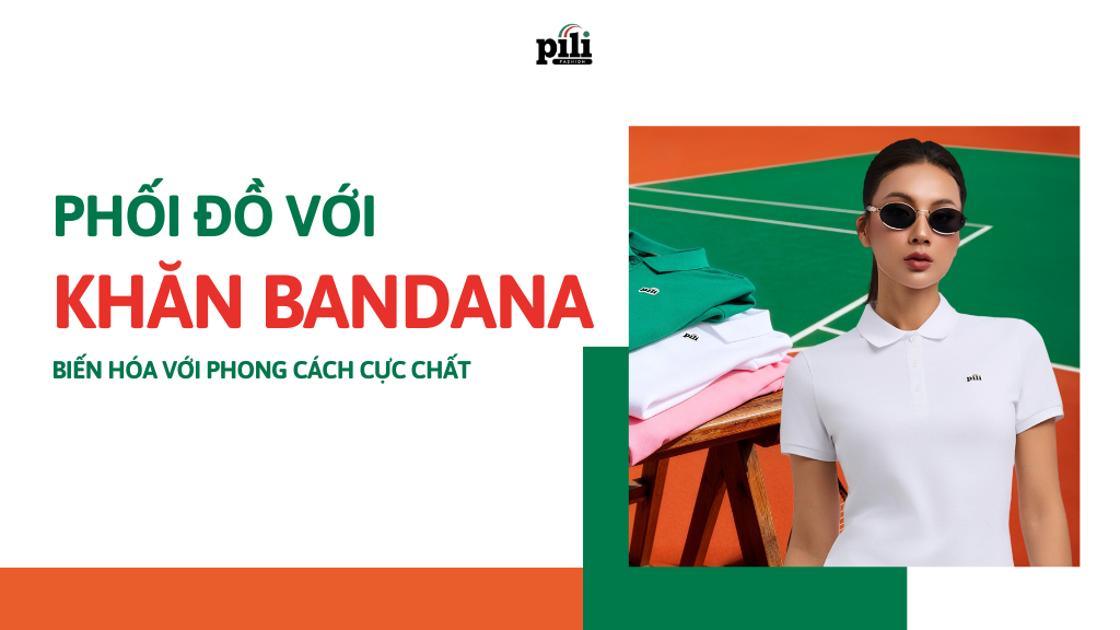 phối đồ với khăn bandana