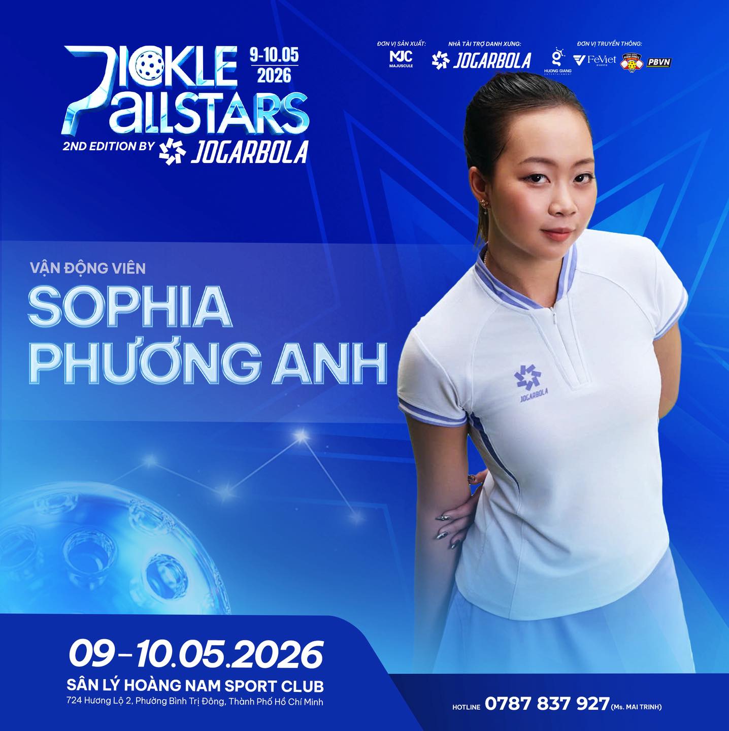 sophia phương anh tham gia pickle allstars 2nd edition