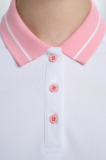 Áo Polo Nữ Classic Phối Sọc Ngang PILI ATELIER - Ảnh 5