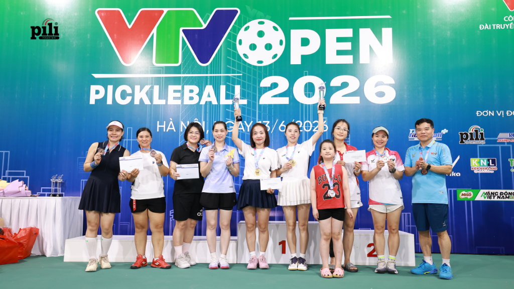 PILI Fashion đồng hành cùng giải Pickleball VTV Open 2026: Lan tỏa đam mê thể thao dong phuc the thao pickleball