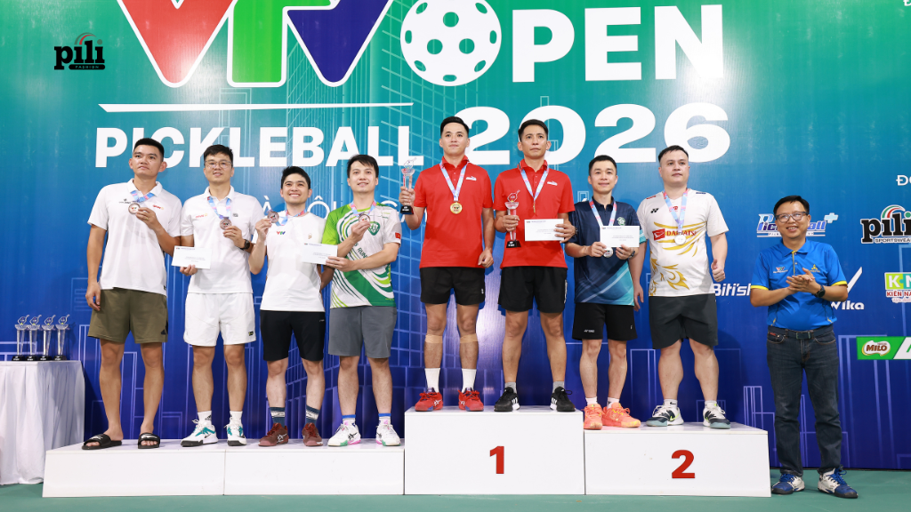 PILI Fashion đồng hành cùng giải Pickleball VTV Open 2026: Lan tỏa đam mê thể thao dong phuc thi dau pickleball