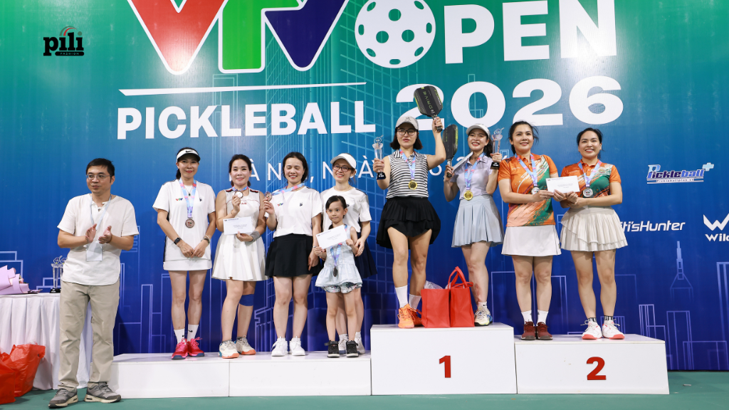 PILI Fashion đồng hành cùng giải Pickleball VTV Open 2026: Lan tỏa đam mê thể thao tai tro dong phuc pickleball