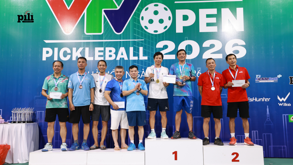 PILI Fashion đồng hành cùng giải Pickleball VTV Open 2026: Lan tỏa đam mê thể thao thi dau pickleball
