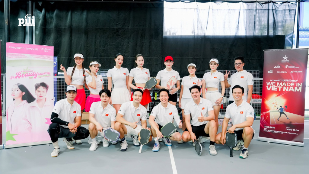 PILI Fashion x Celebrity Pickleball Club: Tự Hào Tinh Thần "WE MADE IN VIETNAM" trang phuc pickleball pili