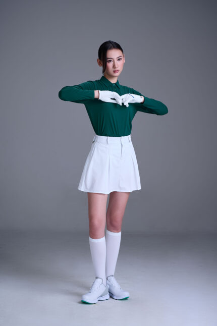 Áo Polo Tay Dài Nữ PILI ATELIER